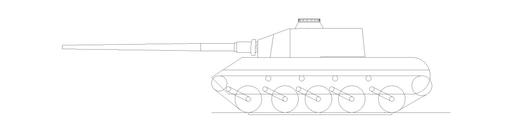 Panzerseitenaußenansicht